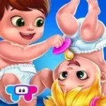 Игра День Заботы О Младенцах-Близнецах