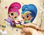 Игра Книжка - Раскраска Shimmer And Shine