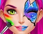 Вечеринка С Краской Для Лица! Салон Для Девочек
