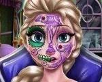 Игра Макияж Эльзы На Хэллоуин