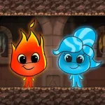 Игра Огненный Мальчик и Девочка Кристалл