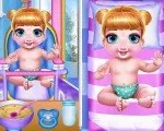Игра Уход За Новорожденными Близнецами Принцессы