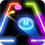 Игра Светящийся хоккей | Glow Hockey