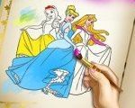 Книжка-Раскраска Принцесс | Princesses Coloring Book