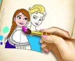 Игра Раскраска Ледяное Королевство | Ice Kingdom Coloring Book