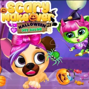 Игра Хэллоуин: Салон Красоты для Питомцев