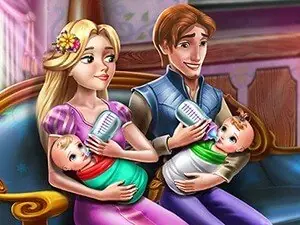 Игра День Семьи Близнецов Рапунцель