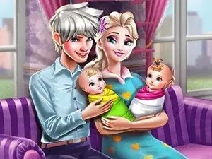 Игра День Семьи Близнецов Ледяной Королевы