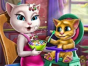 Игра Корм Для Малышей Анджелы | Angela Toddler Feed