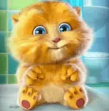 Игра Говорящий Котенок Джинджер