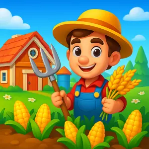 Игра Семейная Ферма: Строй и Собирай Урожай