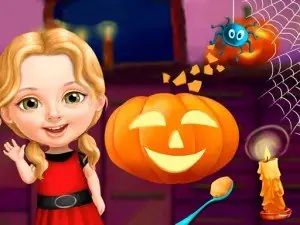 Игра Милая Девочка Хэллоуин Весело