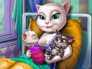 Игра Рождение Близнецов Анджелы | Angela Twins Birth