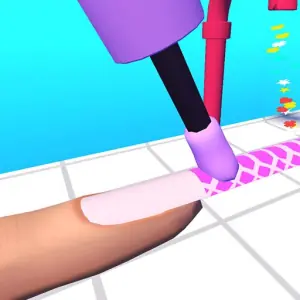 Игра Бег с Наращиванием Ногтей