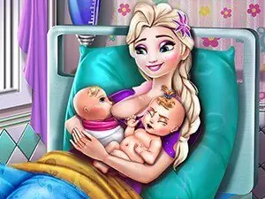 Игра Рождение Близнецов Ледяной Королевы