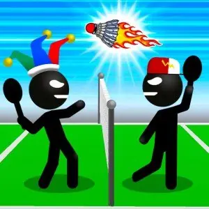 Игра Стикмен Спорт Бадминтон