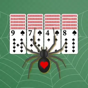 Игра Пасьянс Паук: 1, 2 Или 4 Масти