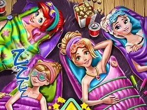 Игра Дисней Girls Sleepover | Disney Girls Sleepover
