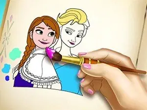 Игра Раскраска Ледяное Королевство | Ice Kingdom Coloring Book