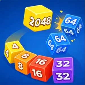Игра Змея 2048: Слияние Кубов