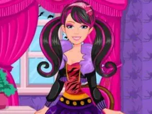 Игра Барби Monster High Хэллоуин