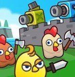 Игра Объедини Пушки: Куриная Защита