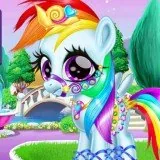 Игра Забота об Радужном Пони | Rainbow Pony Caring