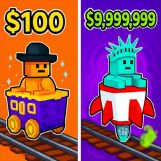 Игра Обби: Карты для Поездок
