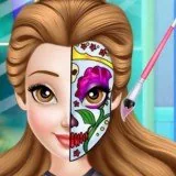 Игра Тенденция Рисования Лица Принцессы