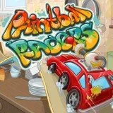 Игра Пеинтбольные гонки | Paintball Racers