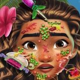 Игра Лечить Кожу Принцессе Моане