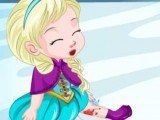Игра Травмы Эльзы При Катании На Коньках