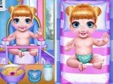 Игра Уход За Новорожденными Близнецами Принцессы