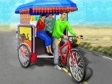 Игра Общественный Трёхколёсный Велосипед За Рулём Рикши