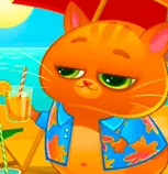 Игра Котенок Бубу: Пляж