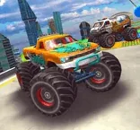 Игра Невероятная Гонка на Грузовиках Монстрах 2021