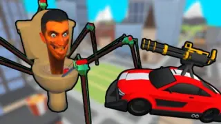 Игра Автомобили Против Туалета Скибиди