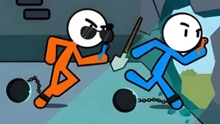 Игра Стикмен Покидает Тюрьму