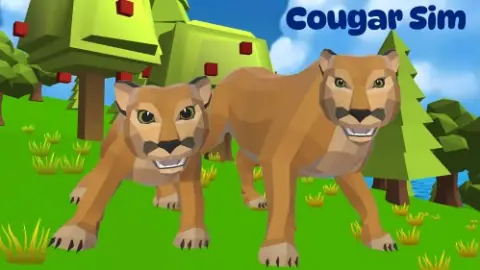 Игра Симулятор Кугуара: Большие Кошки