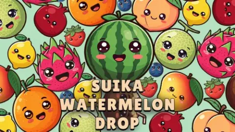 Игра Suika Watermelon Drop