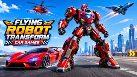 Игра Летающий Робот-Трансформер