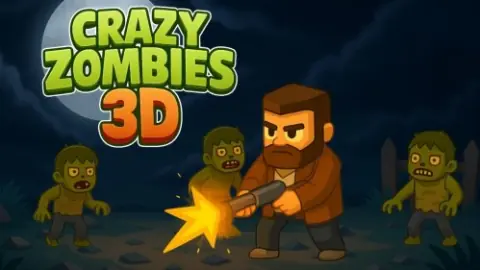 Игра Сумасшедшие Зомби 3D