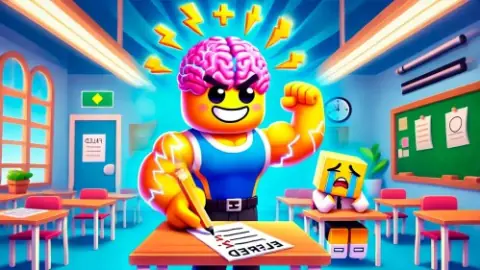 Игра Обби: IQ-Тест Тупой или Гениальный