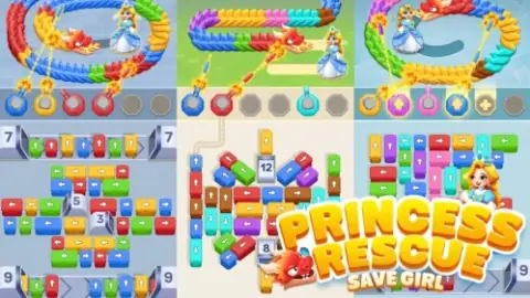 Игра Спасение Принцессы: Спаси Девушку