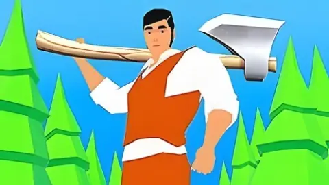 Игра Холостой Дровосек 3D | Idle Lumberjack 3D