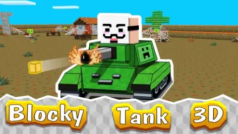Игра Блочный Танк 3D