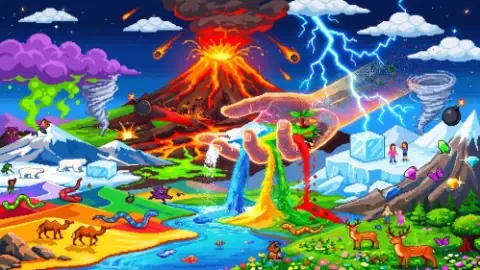 Игра Мировая Песочница: Песчаный Арт