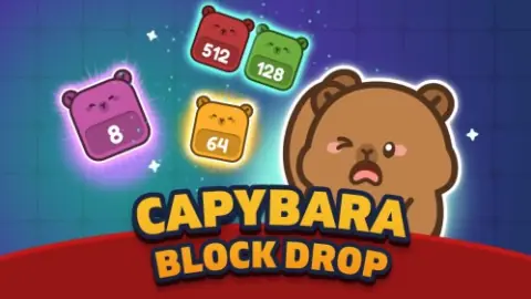 Игра Капибара Блокс Дроп
