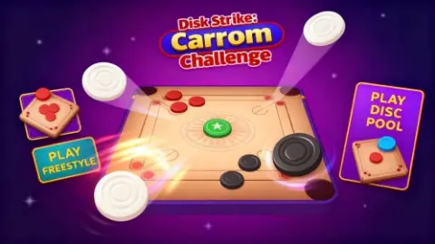 Игра Диск Страйк: Карром Челлендж