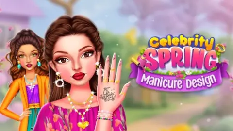 Игра Дизайн Весеннего Маникюра Знаменитостей